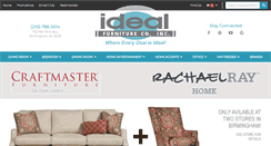 Desktop Screenshot of idealfurniture.biz