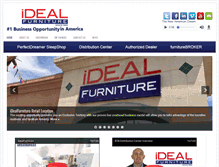Tablet Screenshot of idealfurniture.org